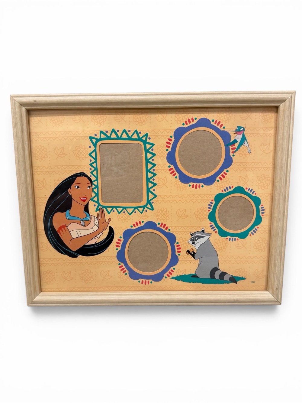 Vintage Disney Pocahontas Photo Frame Collage Picture Frame Meeko Flit 4 Photos